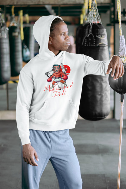 Hombre con sudadera Dalí Knockout surrealismo y boxeo de Starway to Helen