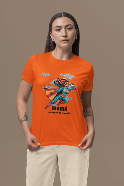 CAMISETA NARANJA DIA DE LA MADRE