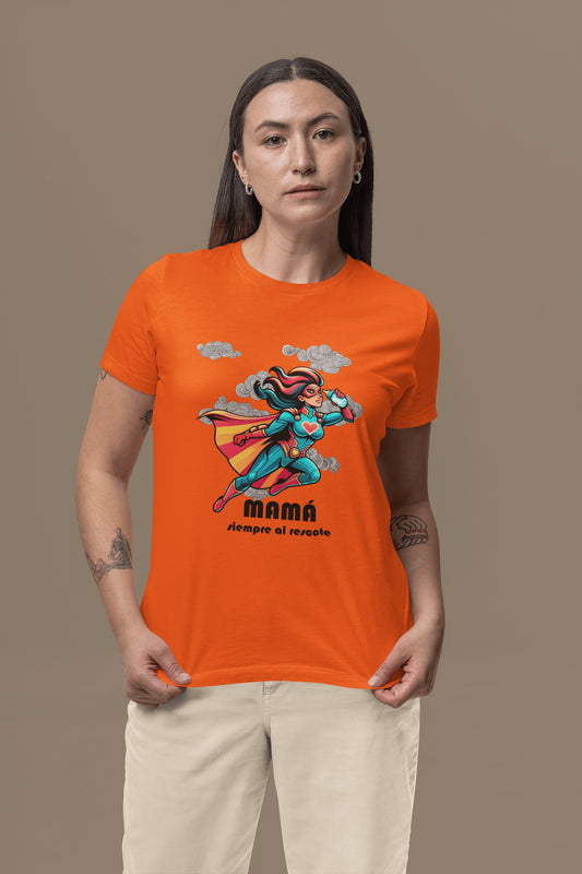 CAMISETA NARANJA DIA DE LA MADRE
