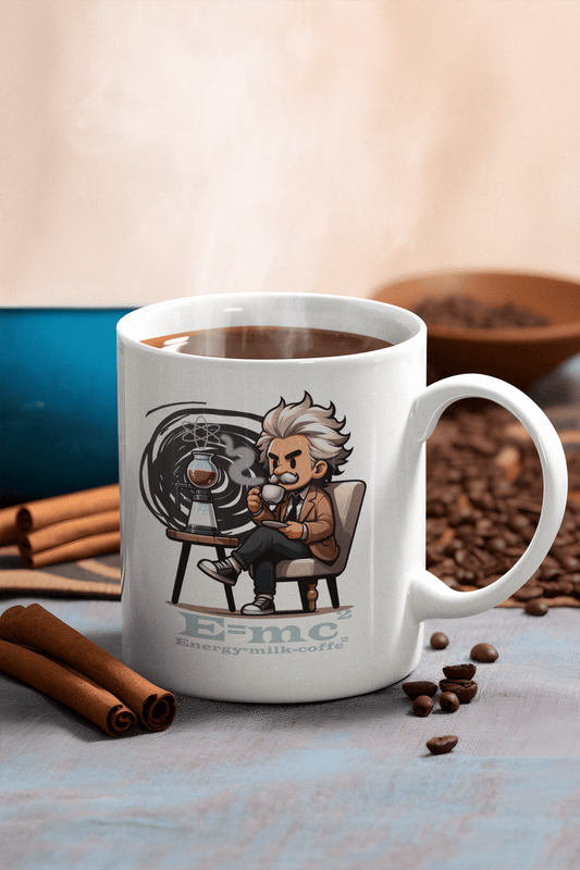 ☕️ Taza "E=mc²" - ¡Despierta tu mente con energía! 🚀