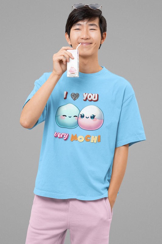 Camiseta I Love You Very Mochi