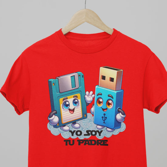 camiseta manga corta yo soy tu padre