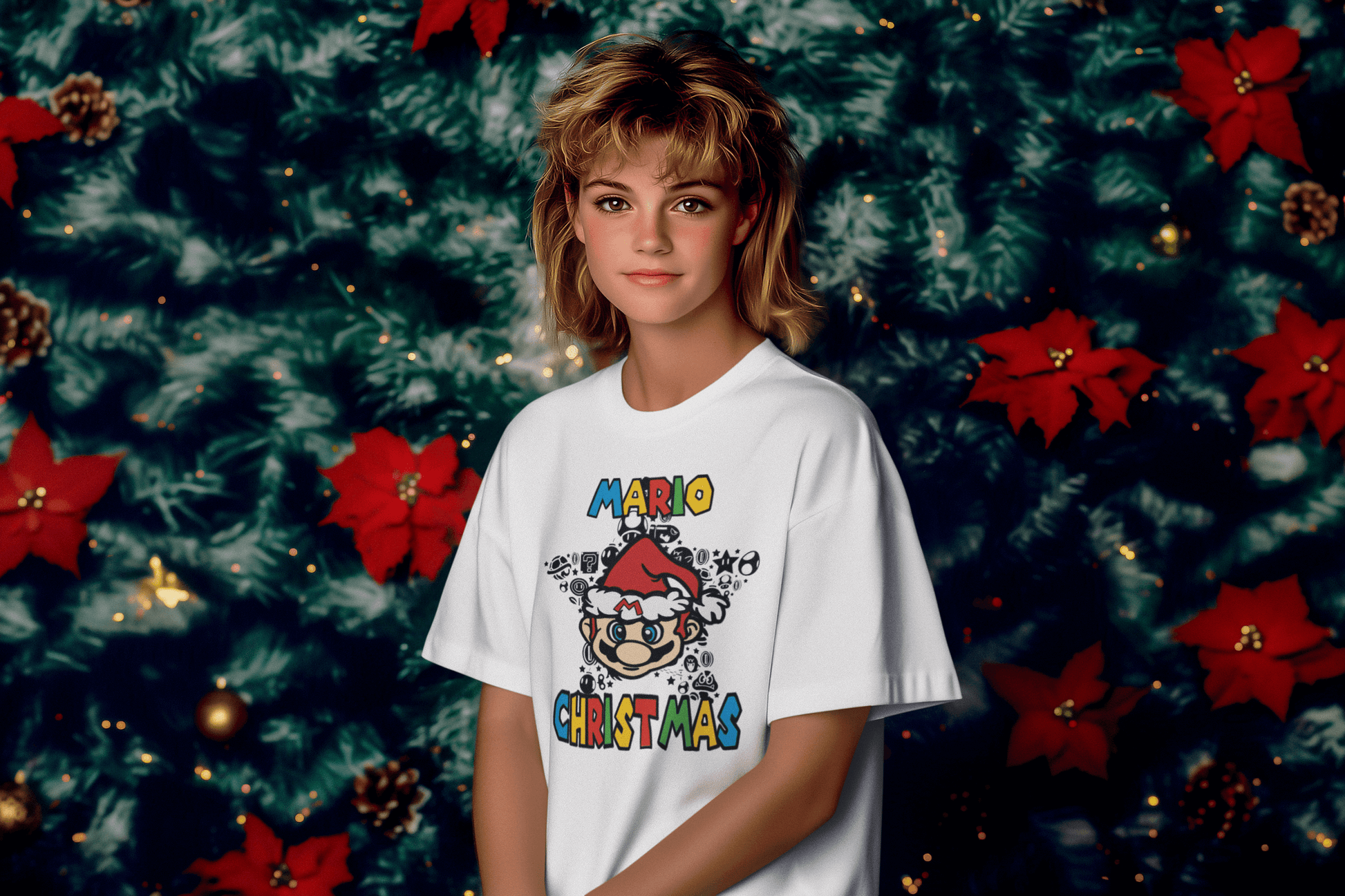camiseta navideña Mario
camiseta gamer
StarWayToHelen
camiseta divertida
Mario Navidad