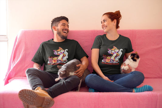 Hombre con camiseta Schrödinger Cat, gato de Schrödinger - Starway to Helen
