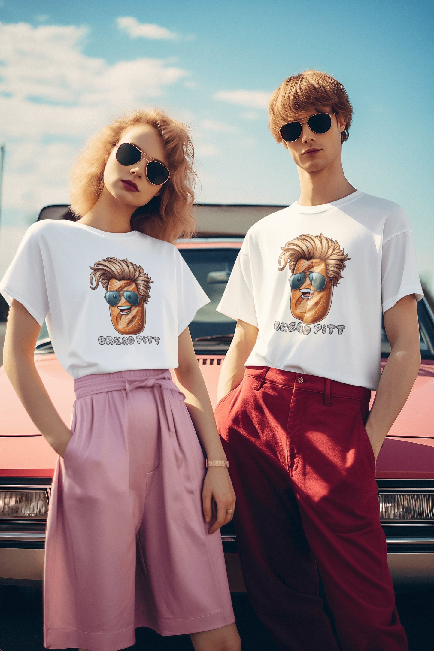 Camiseta Bread Pitt, parodia del actor Brad Pitt - Starway to Helen