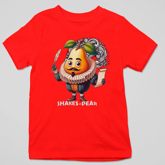 Camiseta Shakes-Pear parodia de Shakespeare con una pera - Starway to Helen