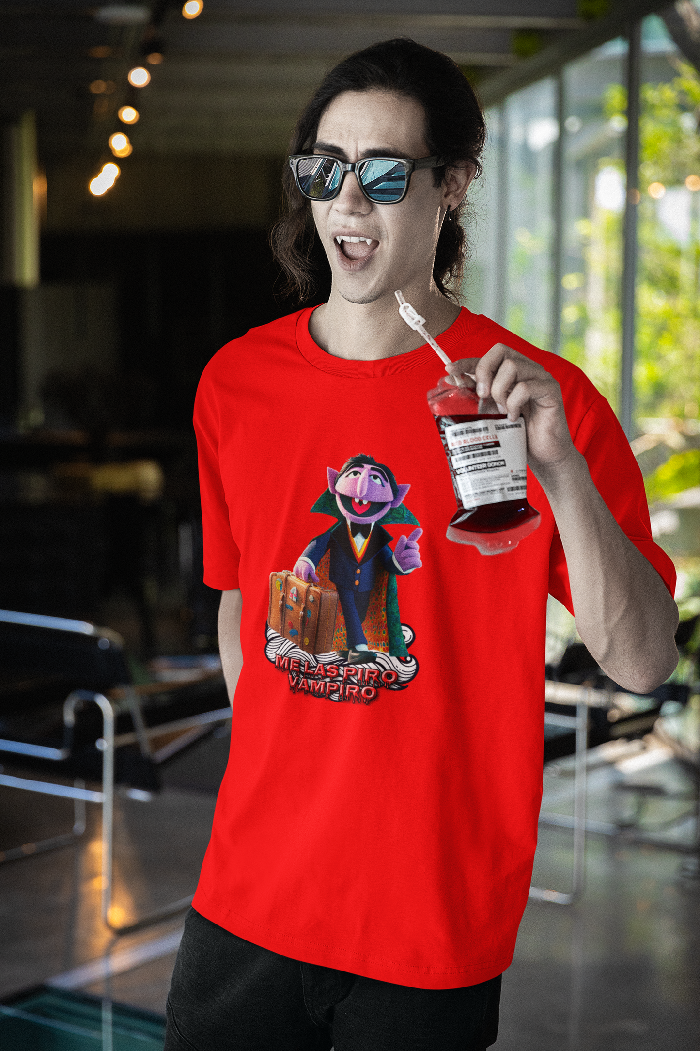 Camiseta "Me Las Piro, Vampiro": ¡El Humor Vampírico Está de Moda!