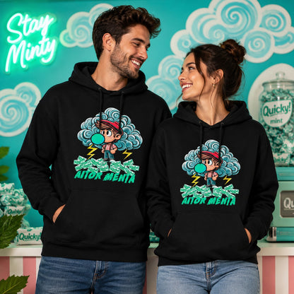 Pareja con sudadera Aitor Menta - Starway to Helen