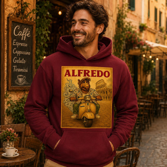 Chico con sudadera granate Alfredo (ALF) - Starway to Helen