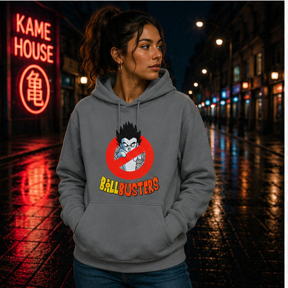 Mujer con sudadera Ballbusters, parodia de Cazafantasmas y Dragon Ball - Starway to Helen