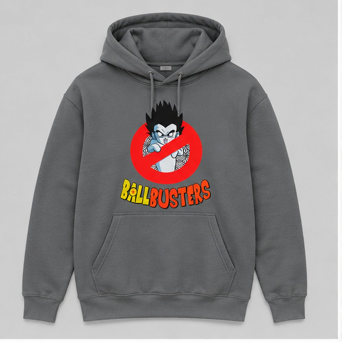 Sudadera Ballbusters gris, parodia de Cazafantasmas y Dragon Ball - Starway to Helen
