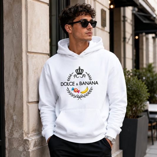 Hombre con sudadera Dolce & Banana, Dolce & Gabbana - Starway to Helen