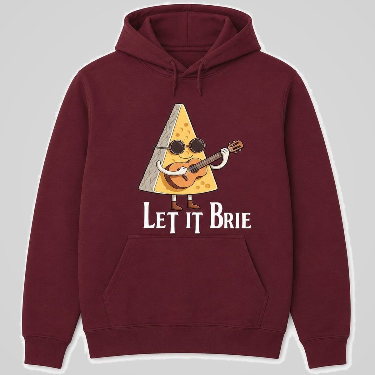 Sudadera Let it Brie parodia de Let It Be de The Beatles - Starway to Helen