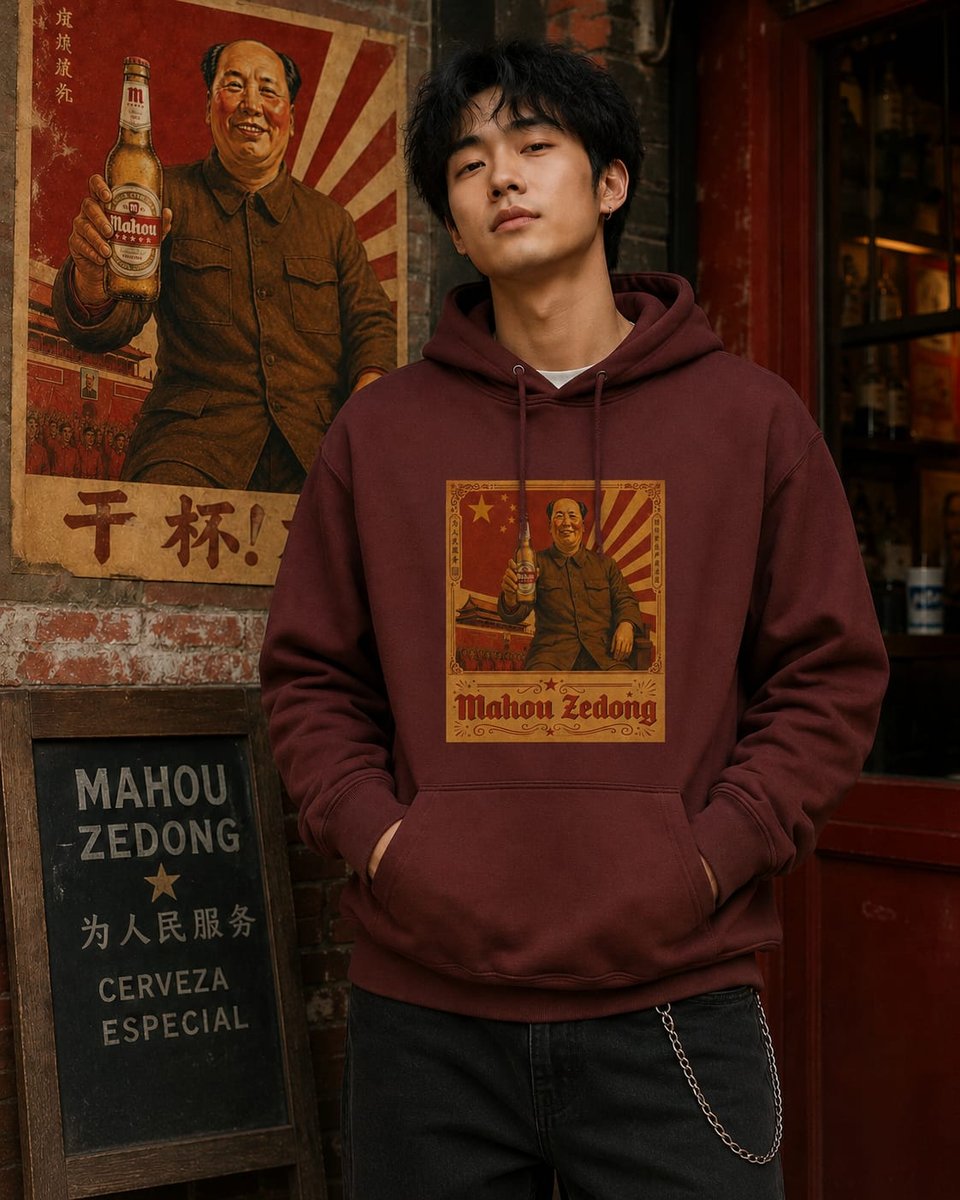 Hombre con sudadera Mahou Zedong, Mao Zedong - Starway to Helen