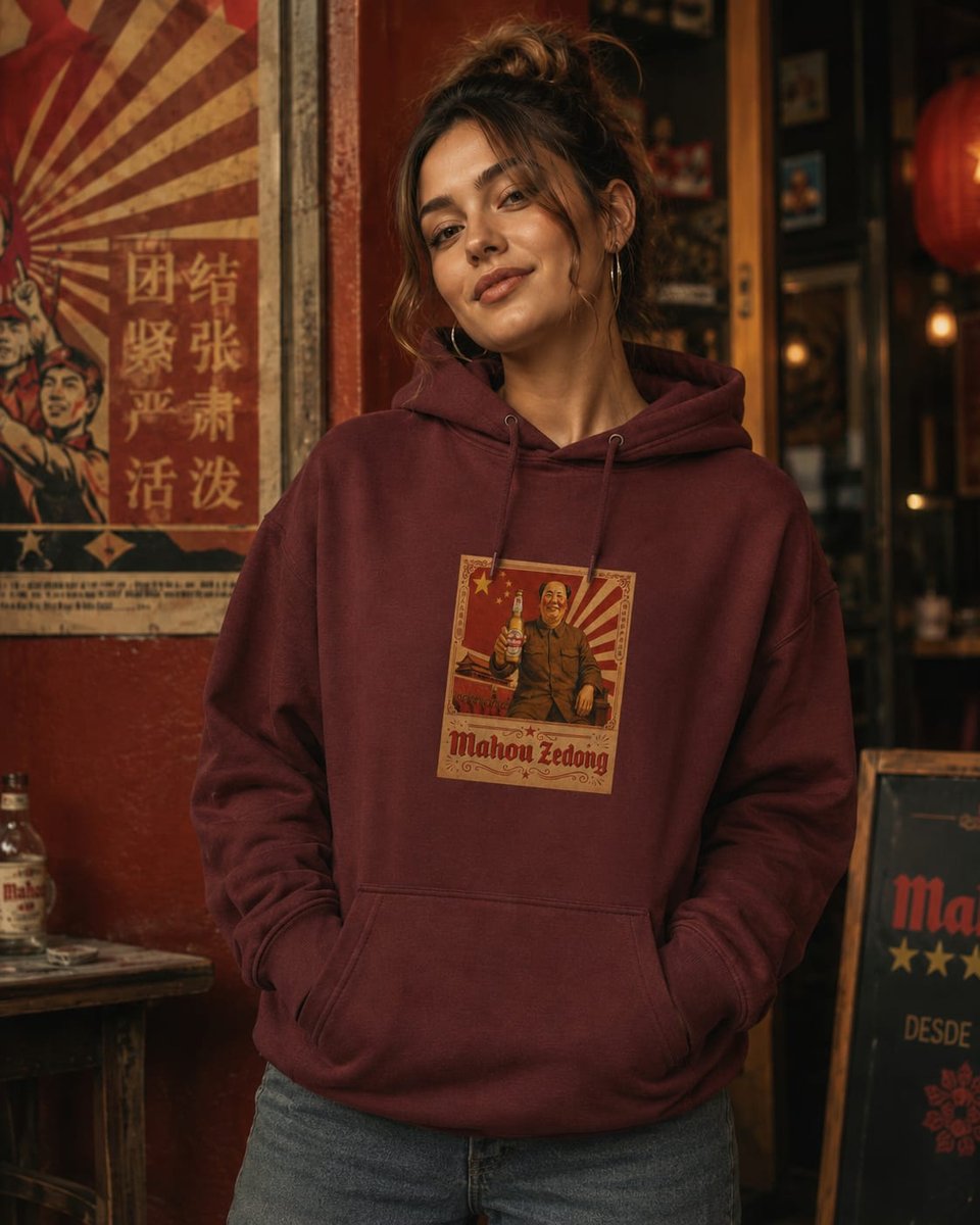 Mujer con sudadera Mahou Zedong, Mao Zedong - Starway to Helen