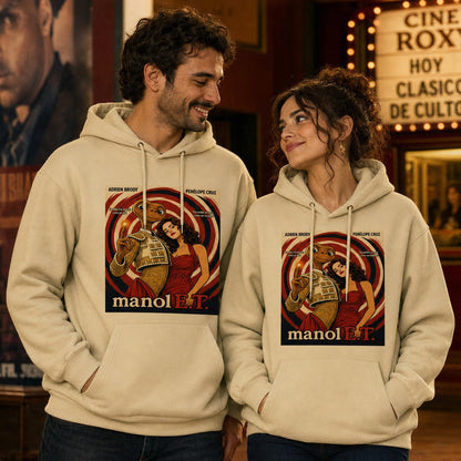 Pareja con sudadera crema Manol E.T. (Manolete y E.T.) - Starway to Helen