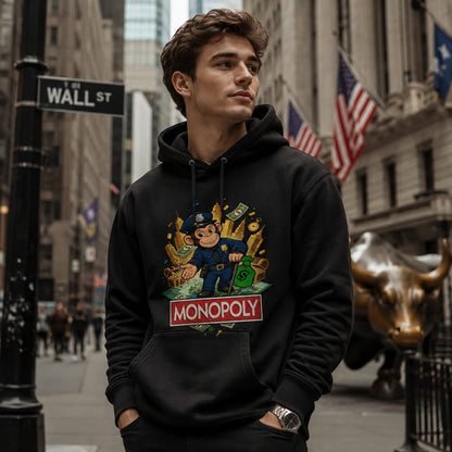 Hombre con sudadera Monopoly, juego Monopoly - Starway to Helen