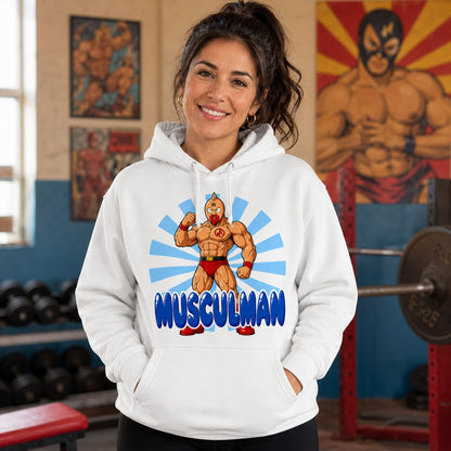 Chica con sudadera blanca Musculman (Kinnikuman) - Starway to Helen