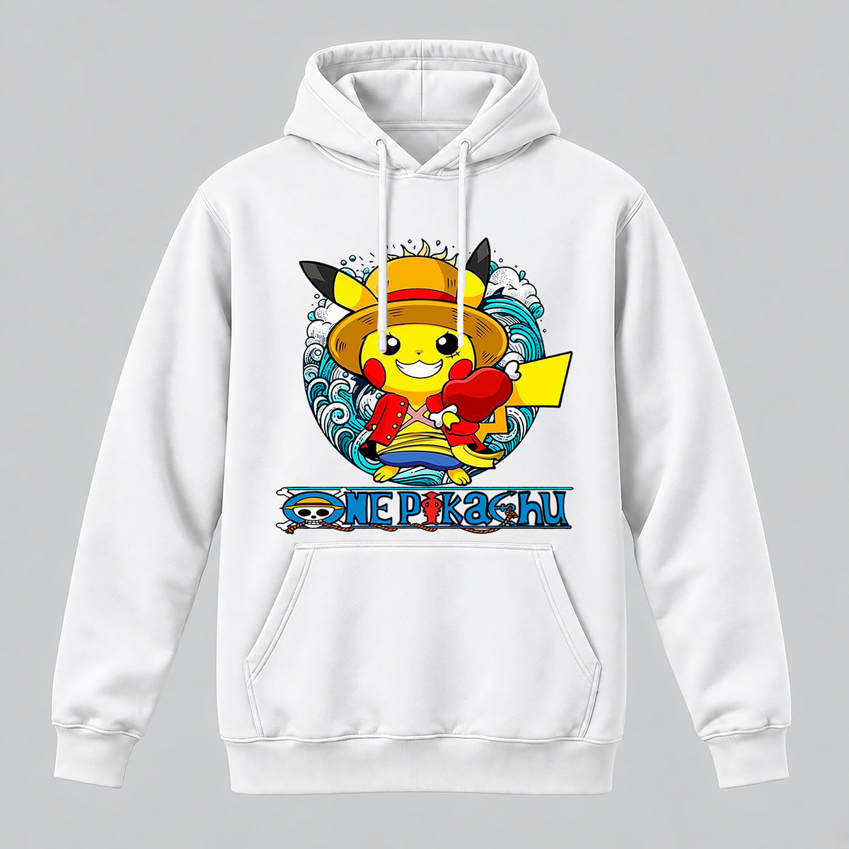 Sudadera One Pikachu, diseño parodia Pikachu pirata - Starway to Helen