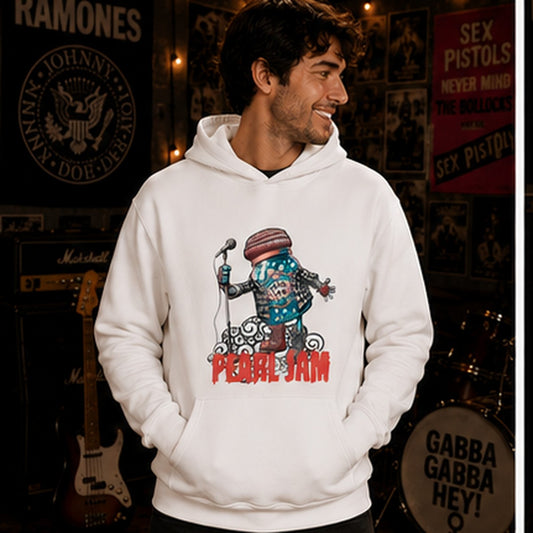 Hombre con sudadera Pearl Jam, banda Pearl Jam - Starway to Helen