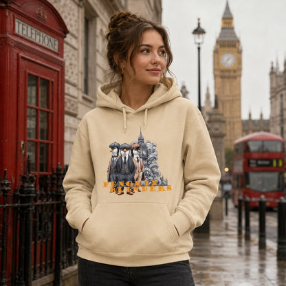 Mujer con sudadera Penguin Blinders, parodia de Peaky Blinders - Starway to Helen
