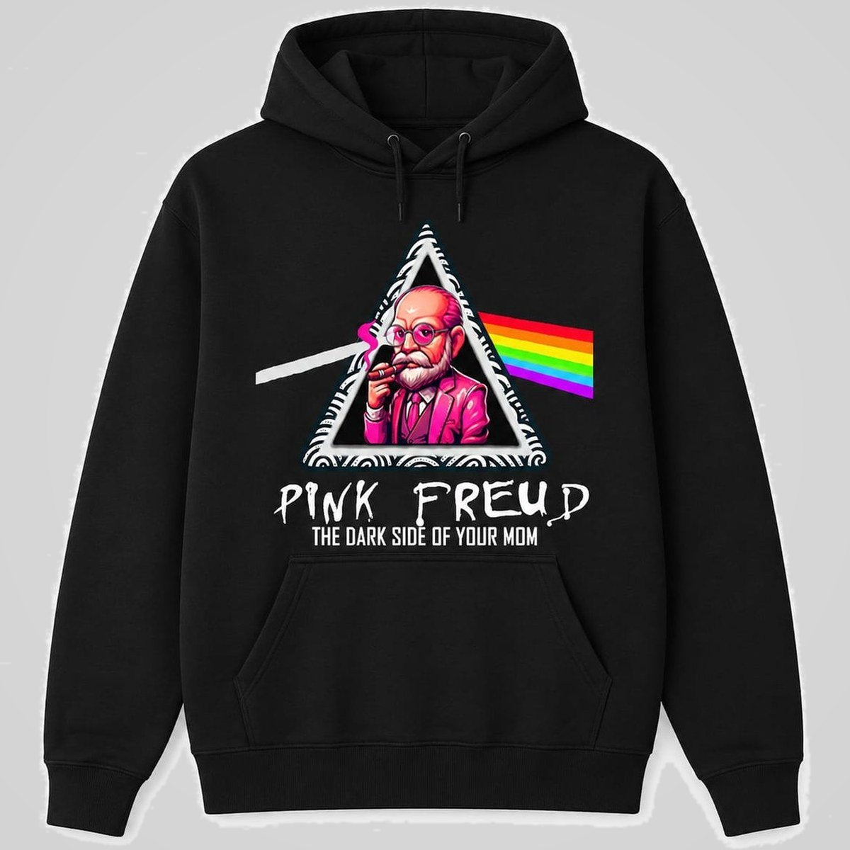 Sudadera Pink Freud parodia de Pink Floyd y Sigmund Freud - Starway to Helen