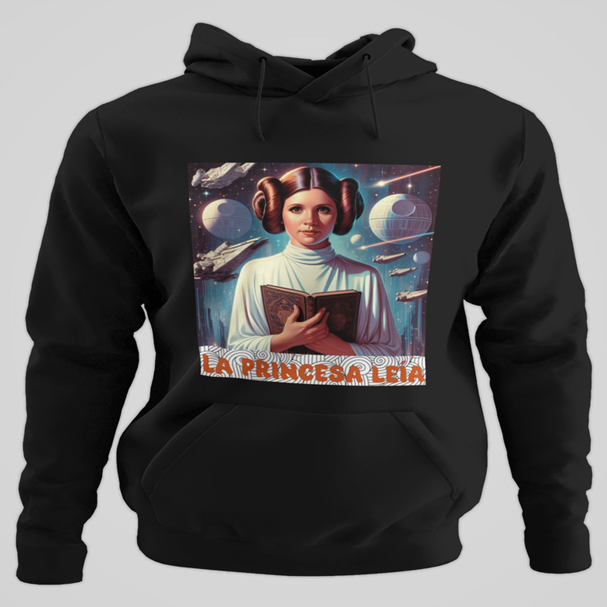 Sudadera La Princesa Leia parodia de la Princesa Leia de Star Wars - Starway to Helen