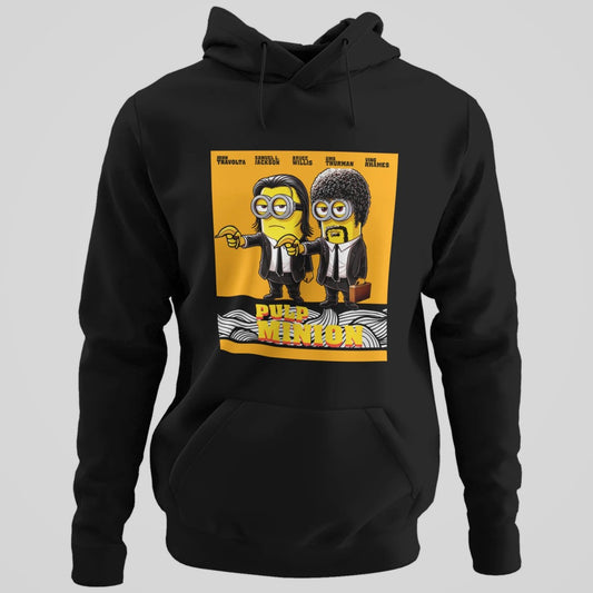 Sudadera Pulp Minion parodia de Pulp Fiction y los Minions - Starway to Helen