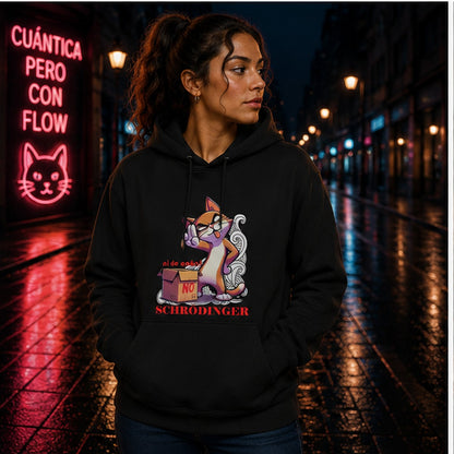 Mujer con sudadera Schrödinger Cat, gato de Schrödinger - Starway to Helen
