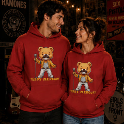 Pareja con sudadera Teddy Mercury, Freddie Mercury (Queen) - Starway to Helen