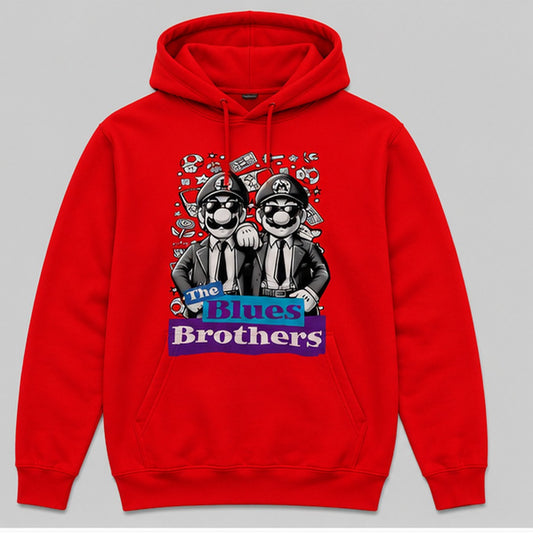 Sudadera The Blues Brothers roja, parodia de la película The Blues Brothers - Starway to Helen