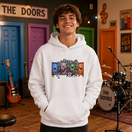 Hombre con sudadera The Doors, banda The Doors - Starway to Helen