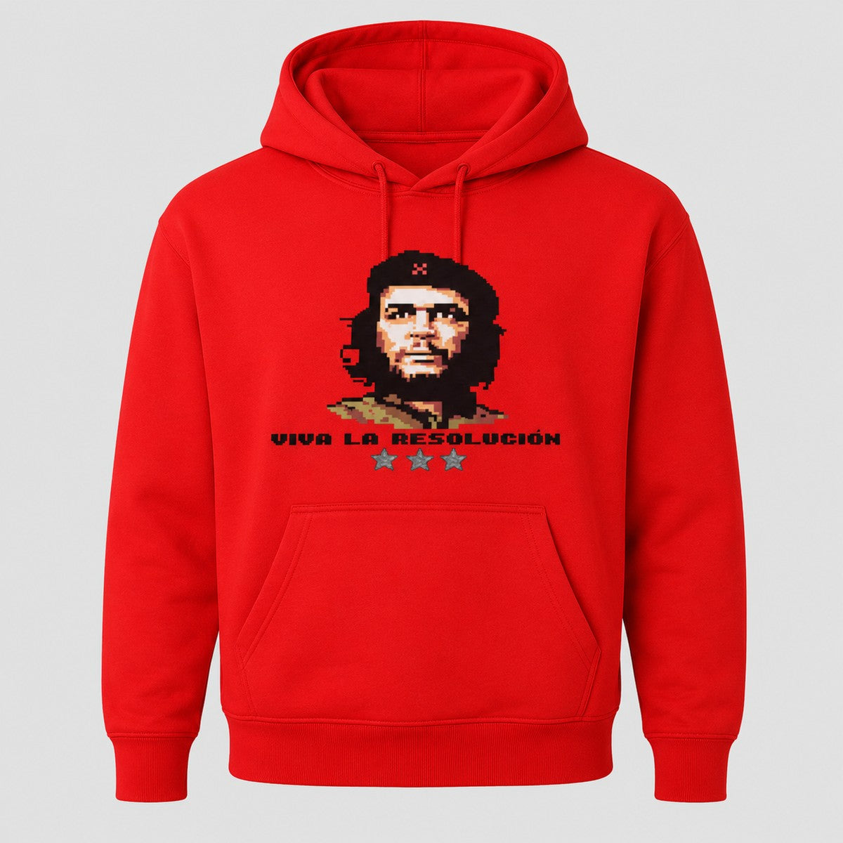 Sudadera Viva la Resolución roja, parodia del retrato del Che Guevara - Starway to Helen