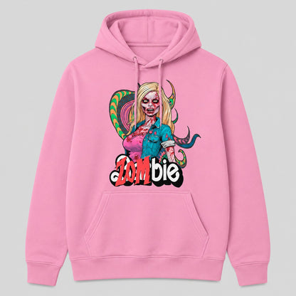 Sudadera Zombie rosa, parodia de Barbie en versión zombi - Starway to Helen