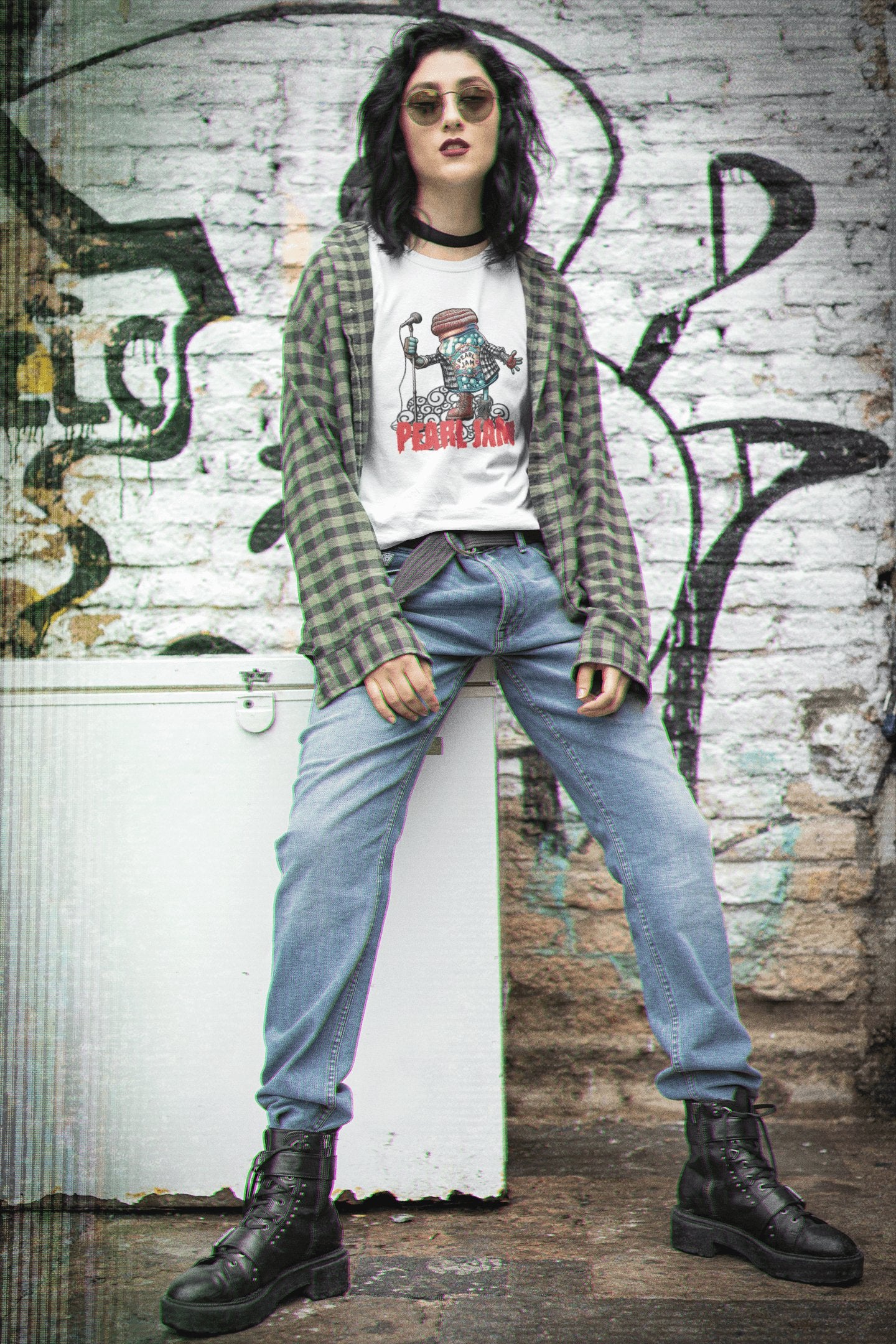 Mujer con camiseta Pearl Jam, banda Pearl Jam - Starway to Helen