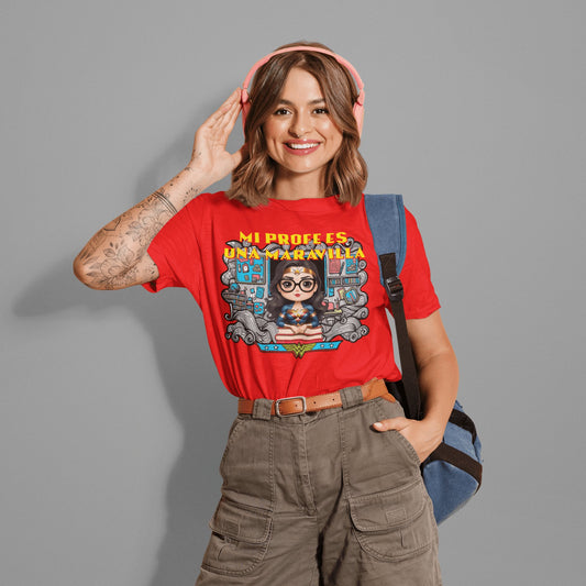 camiseta manga corta maestra