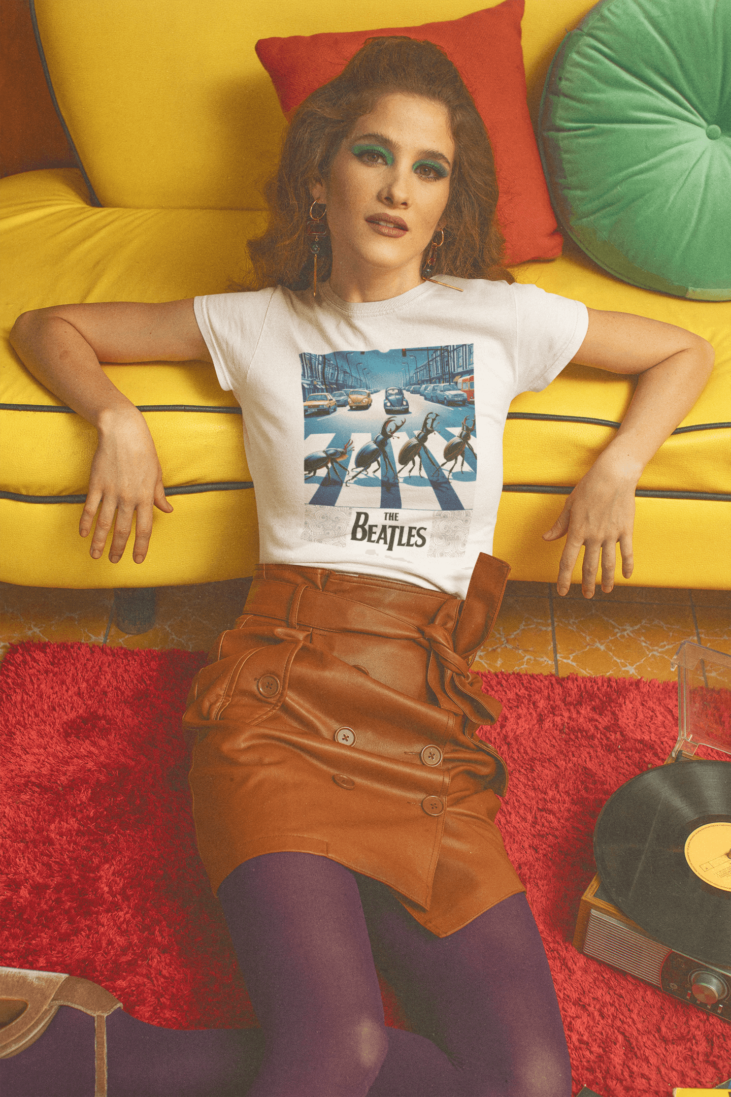 Camiseta "The Beatles Insectos - Abbey Road" 🐞🎶