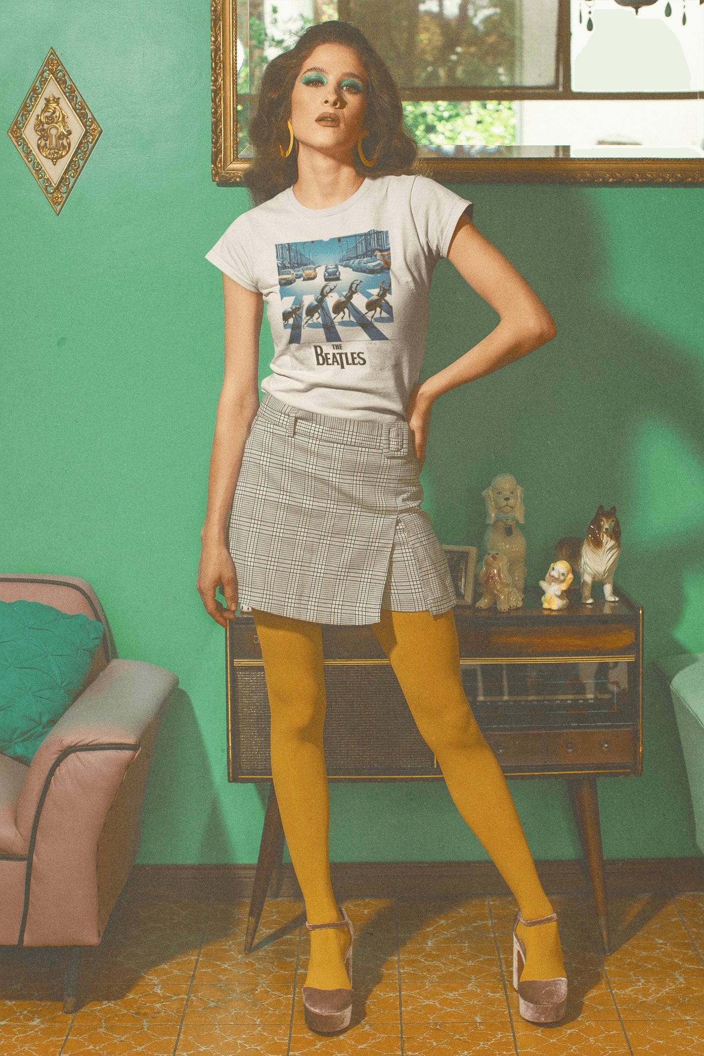Camiseta The Beatles Insectos, parodia de The Beatles - Starway to Helen