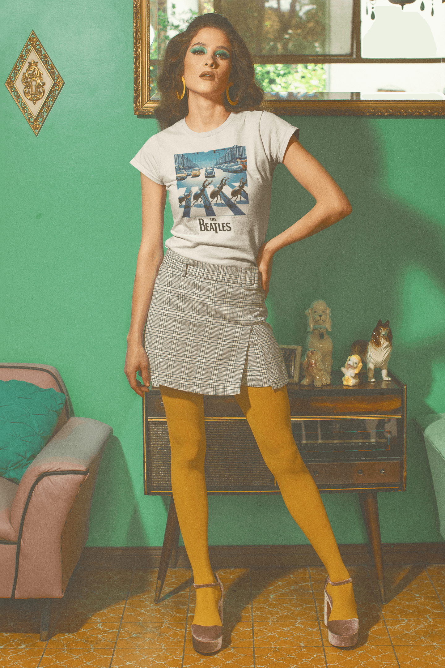 Camiseta "The Beatles Insectos - Abbey Road" 🐞🎶