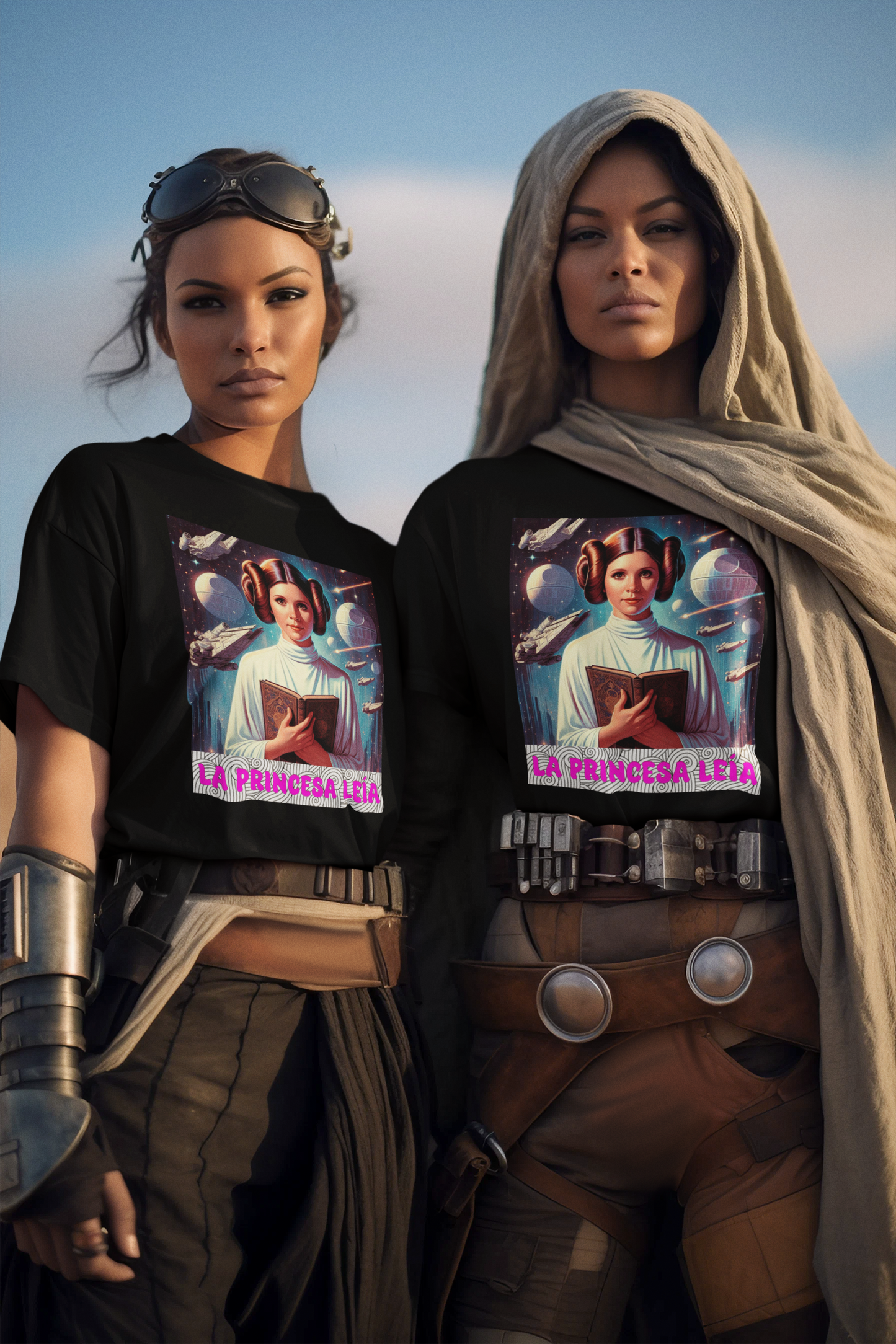 Camiseta "La Princesa Leia": La Fuerza Está en los Libros