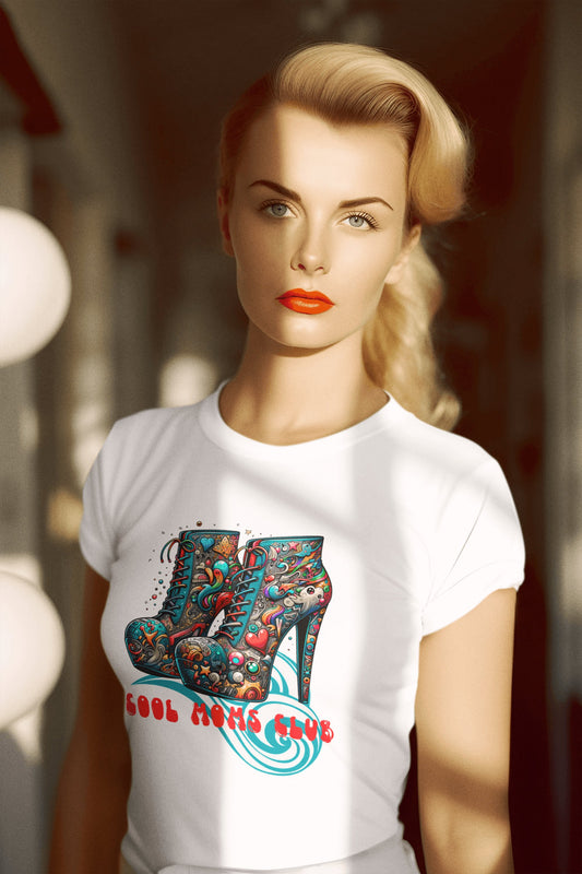 Camiseta Cool Moms Club mockup