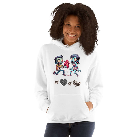 Sudadera Mi Corazon Es Tuyo - Amor Zombi