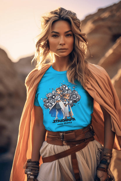 Mujer con camiseta Starwapa como Mamá, Star Wars - Starway to Helen