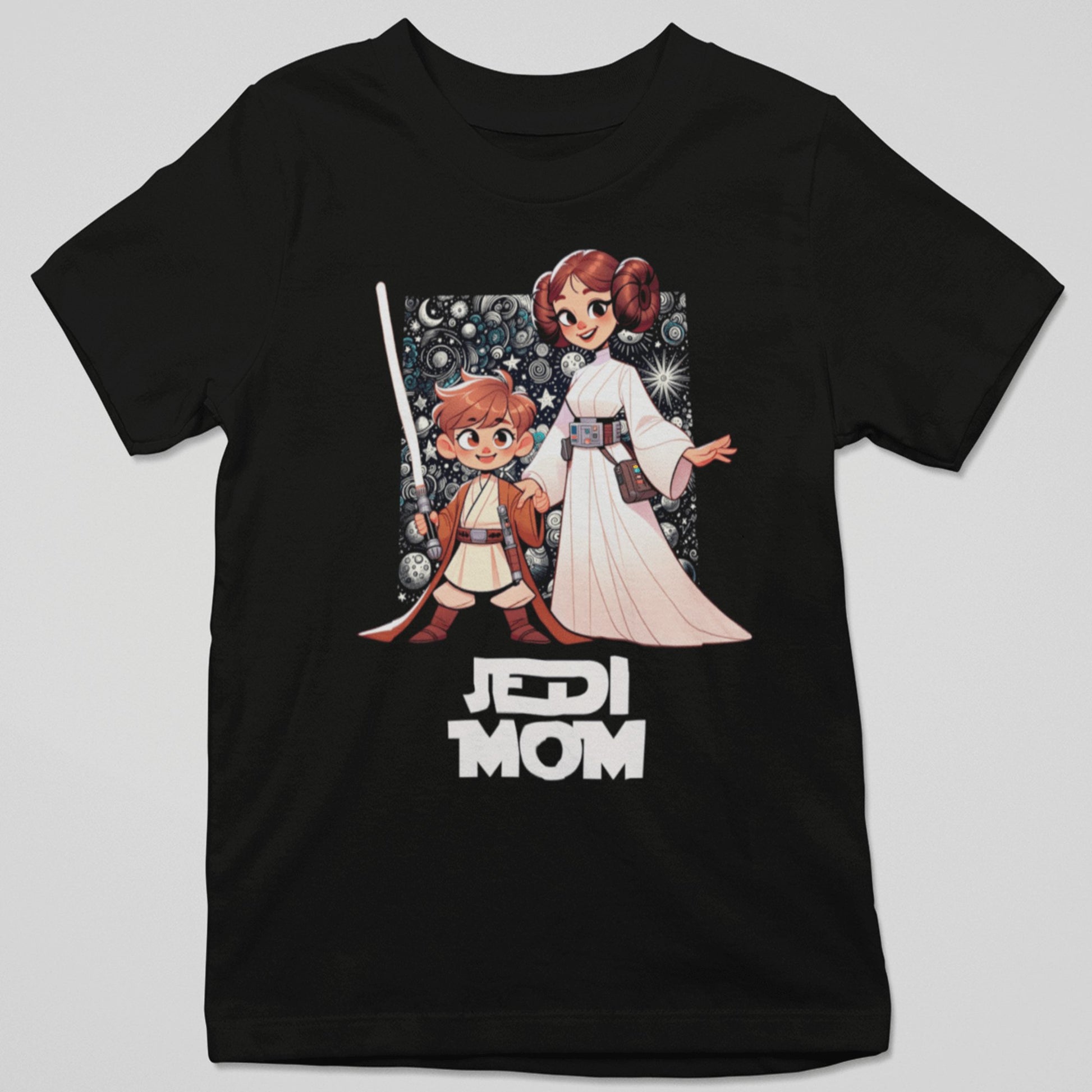 Camiseta Jedi Mom parodia de los Jedi de Star Wars - Starway to Helen