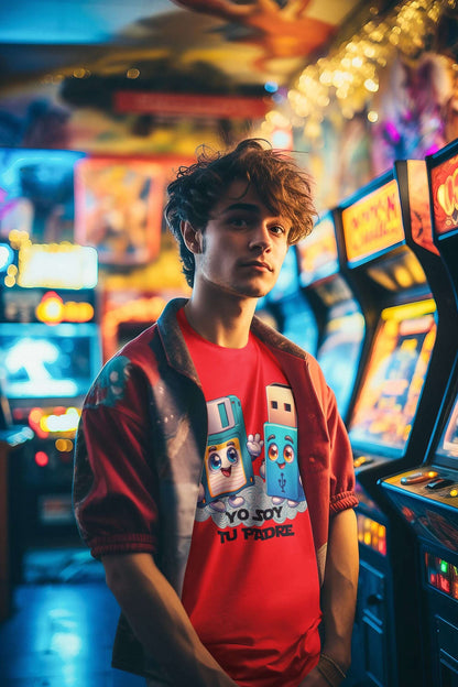 Camiseta "Yo Soy Tu Padre" - Para los Fans de la Tecnología Retro y la Cultura Pop! 💾➡️📀